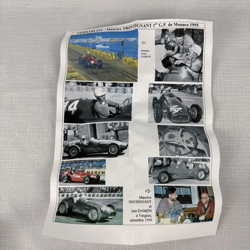 Jade Miniatures 1:43 1955 Ferrari 625 arriere bas low tail #J4325